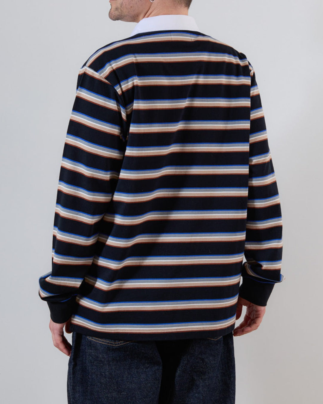 Merci - Polo Caden Stripes - Noir