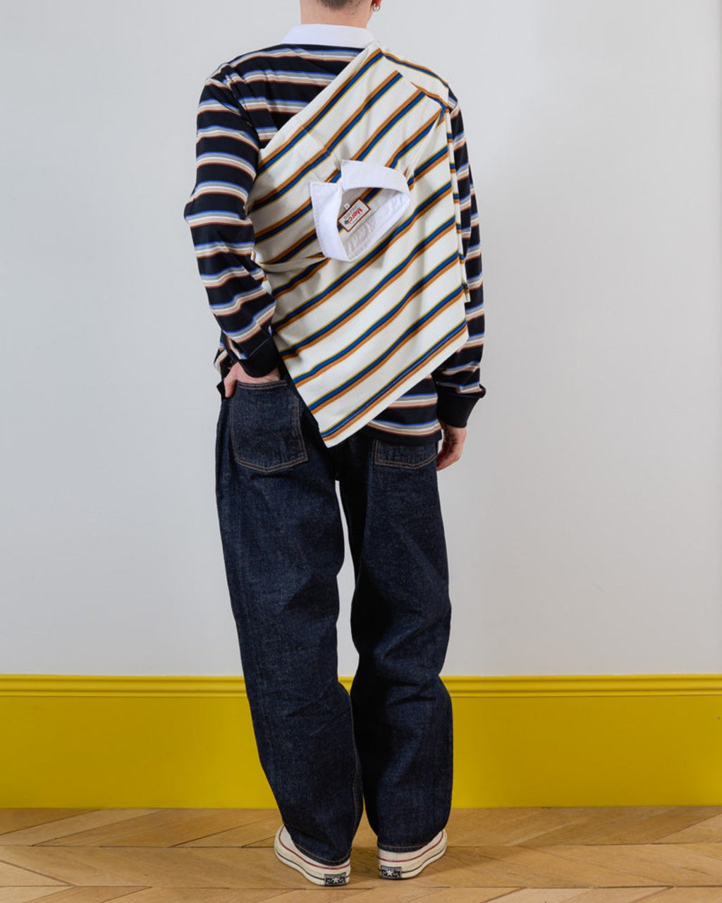 Merci - Polo Caden Stripes - Noir