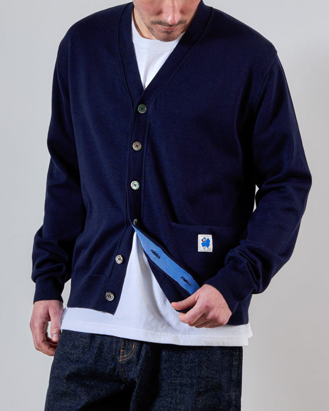 Merci - Cardigan Maximilien - Marine