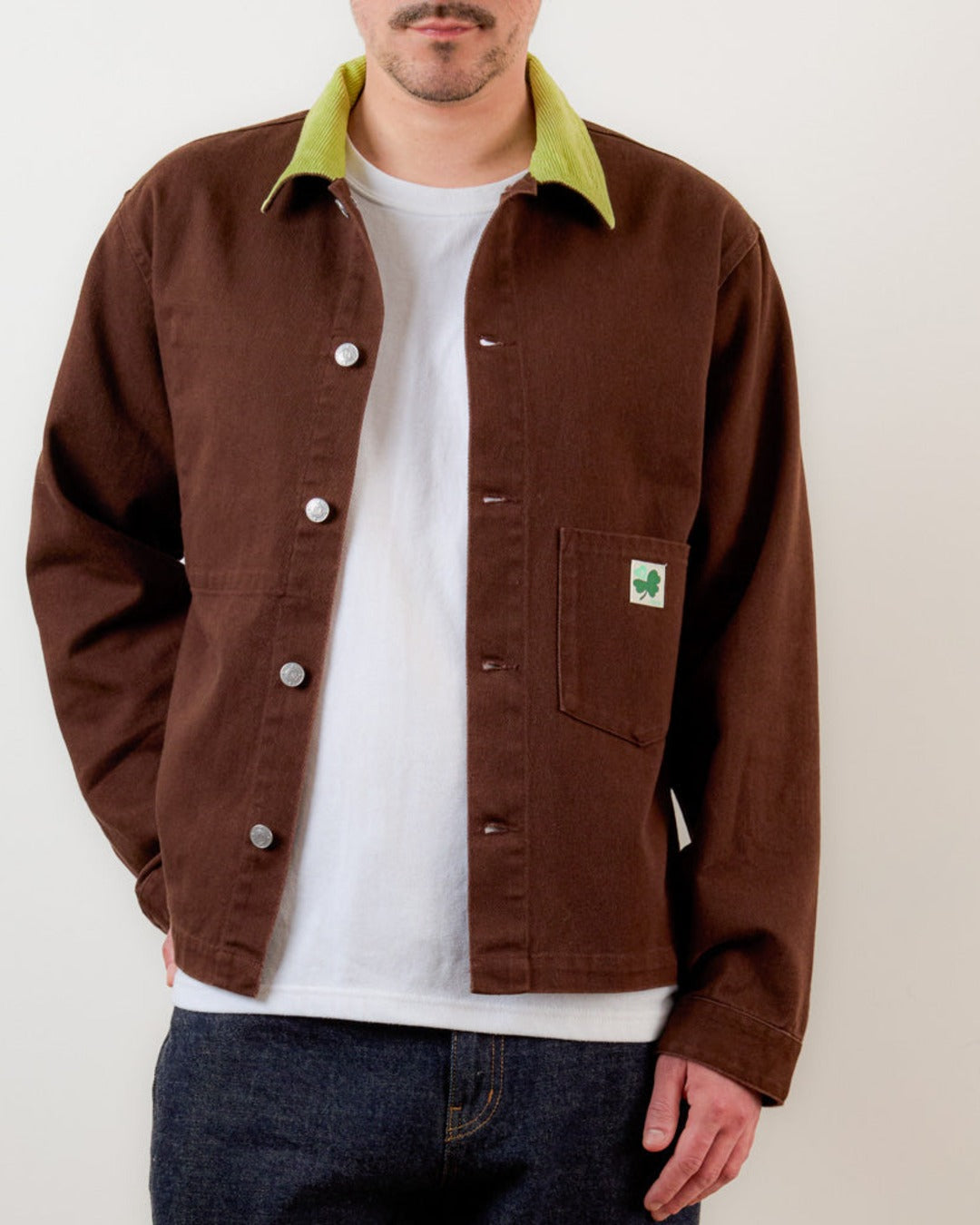 Merci - Marvin Jacket - Brown & Lime