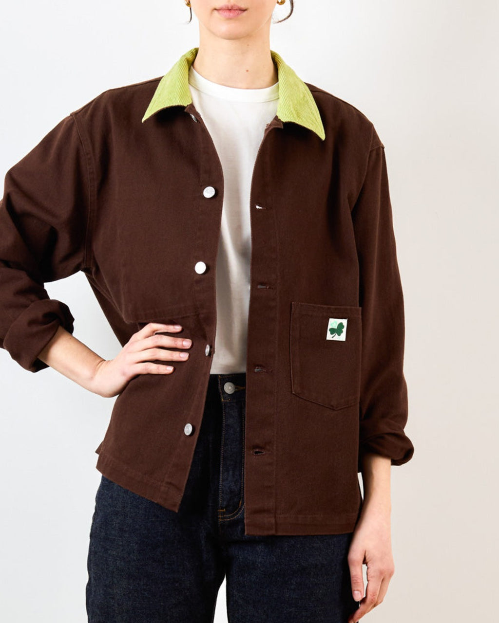 Merci - Marvin Jacket - Brown & Lime