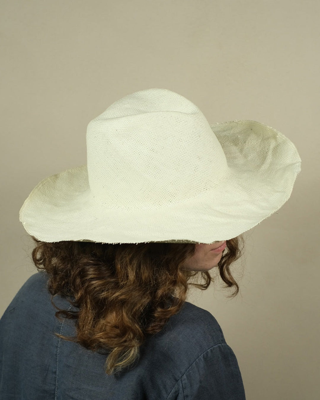 Reinhard Plank - Boncia Raw Hat - White