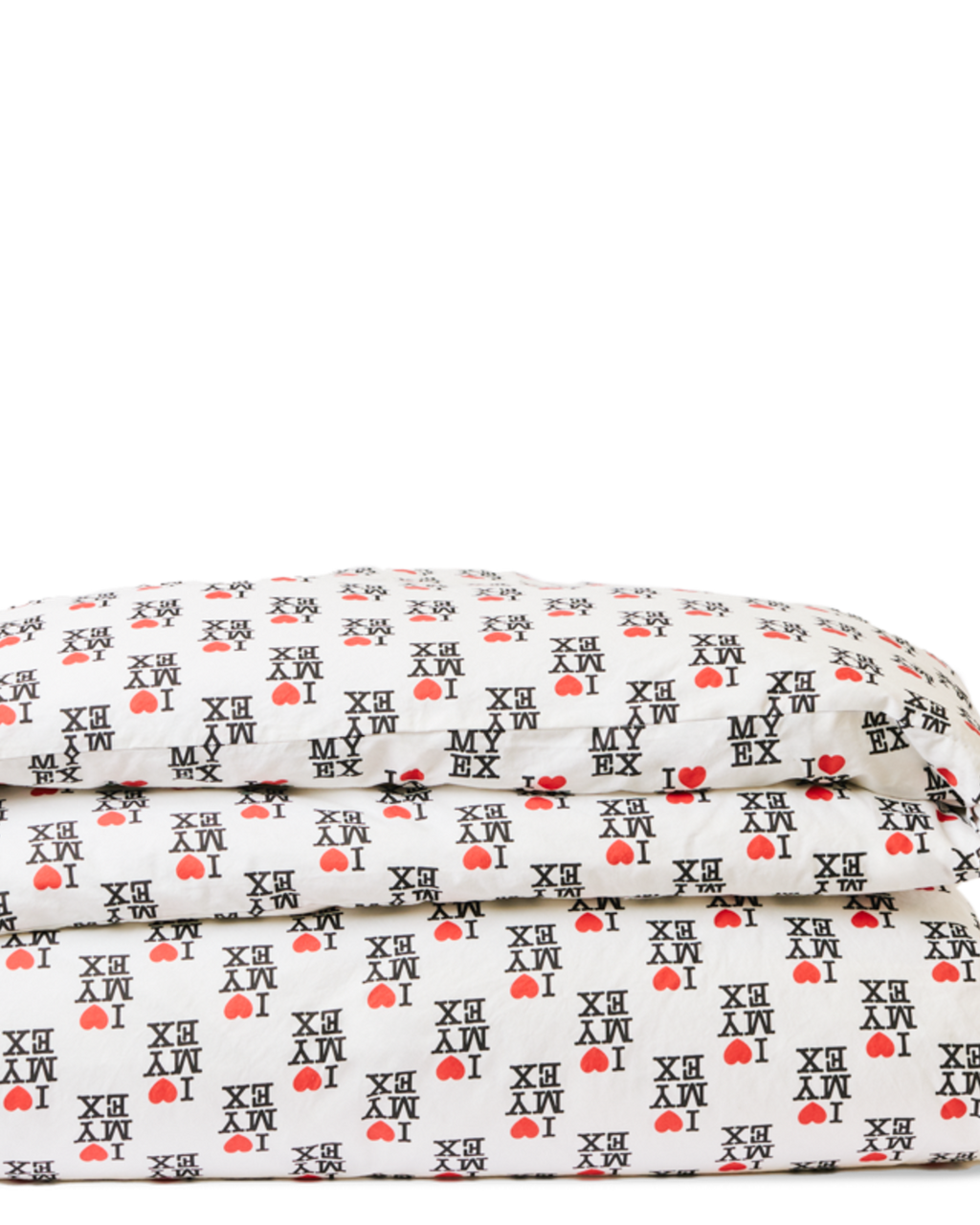 Merci x Carne Bollente - Housse De Couette En Percale De Coton I Love My Ex