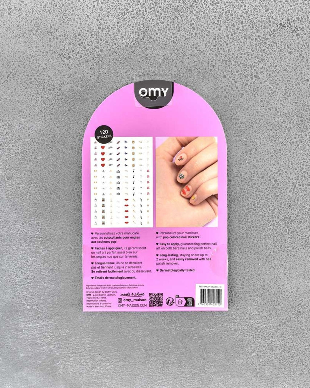 Omy - Gommettes Pour Les Ongles Paris
