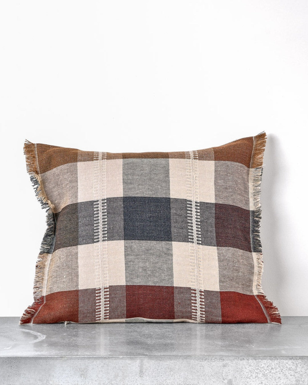 Libeco - Maxine cushion - Check