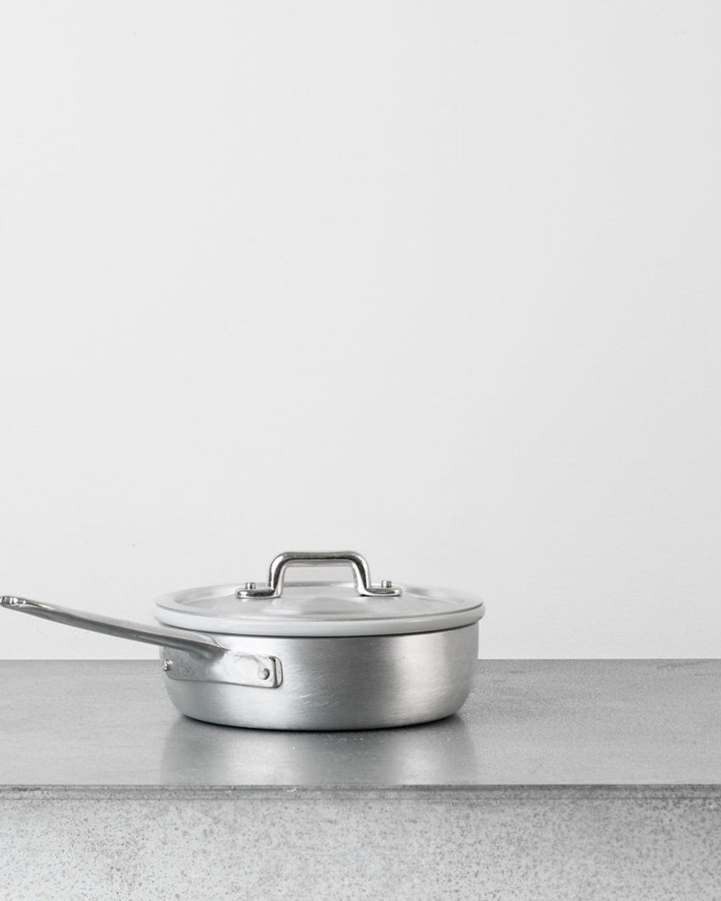 Italo Ottinetti - Frying pan with cover in aluminium