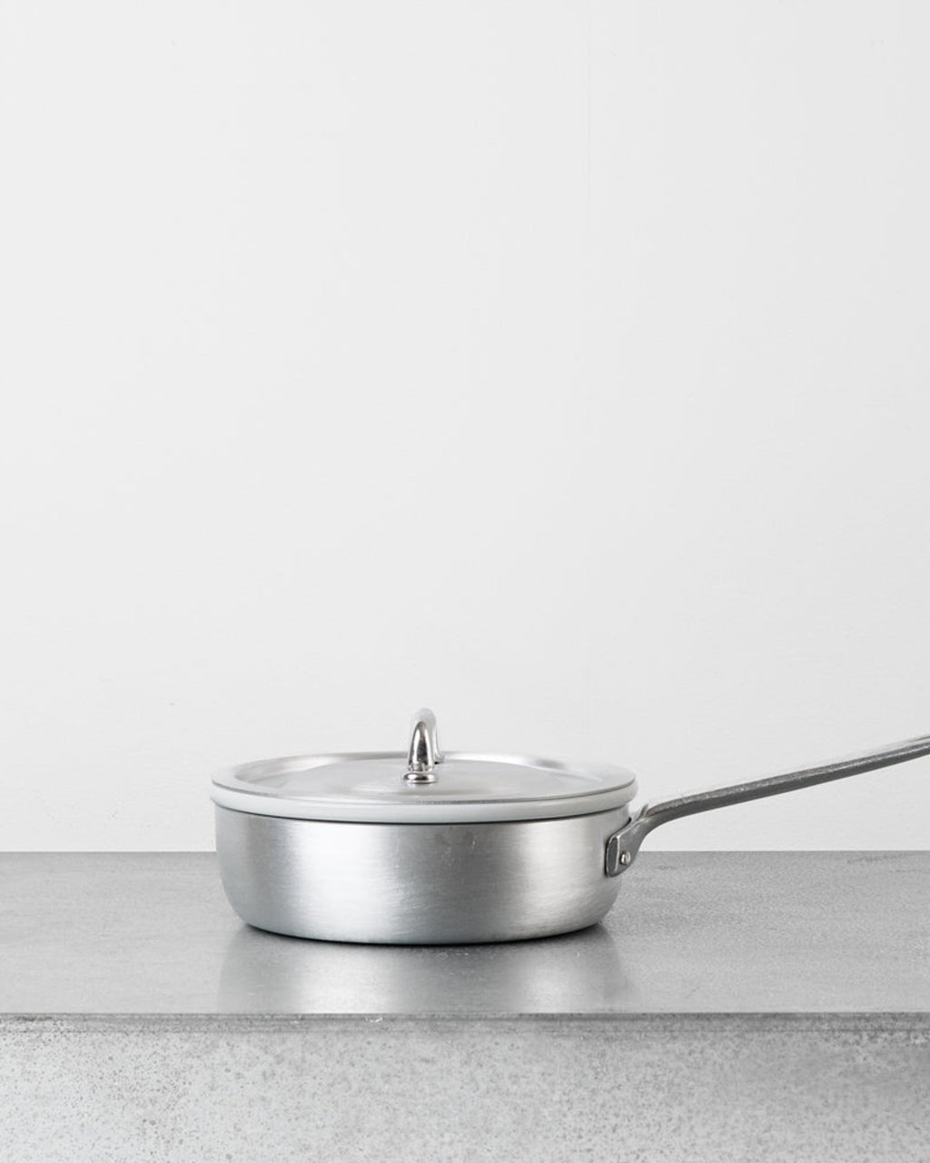 Italo Ottinetti - Frying pan with cover in aluminium
