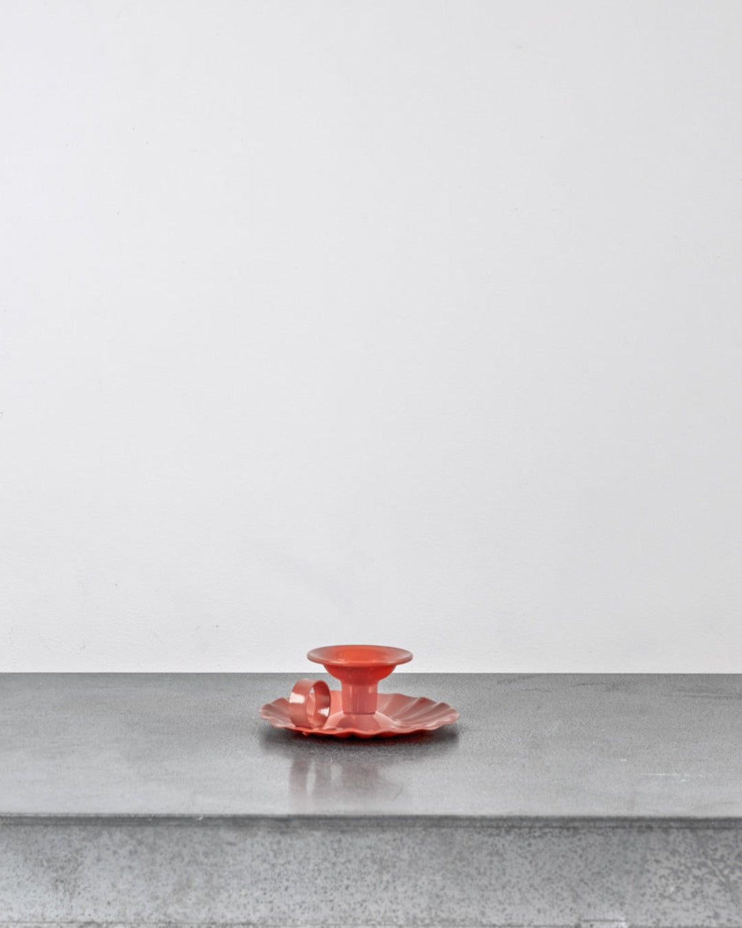 Italo Ottinetti - Bougeoir En Aluminum - Orange