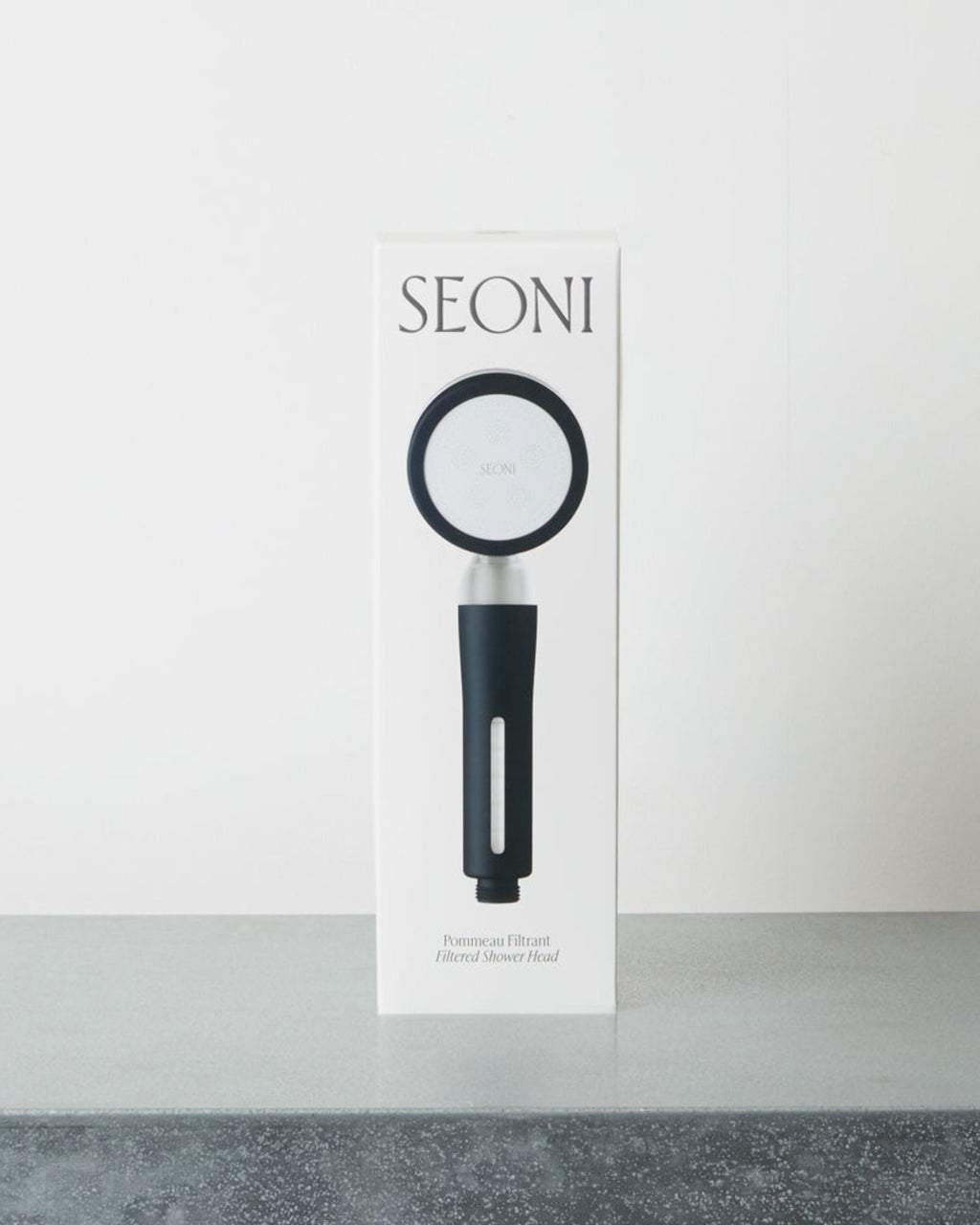 Seoni - Pommeau De Douche Filtrant - Noir