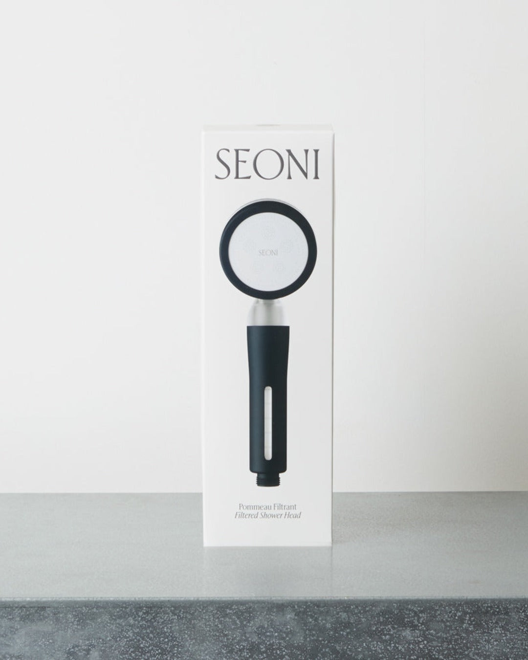 Seoni - Pommeau De Douche Filtrant - Noir