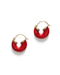 Anni Lu - Boucles D'Oreilles Petit Swell - Rouge