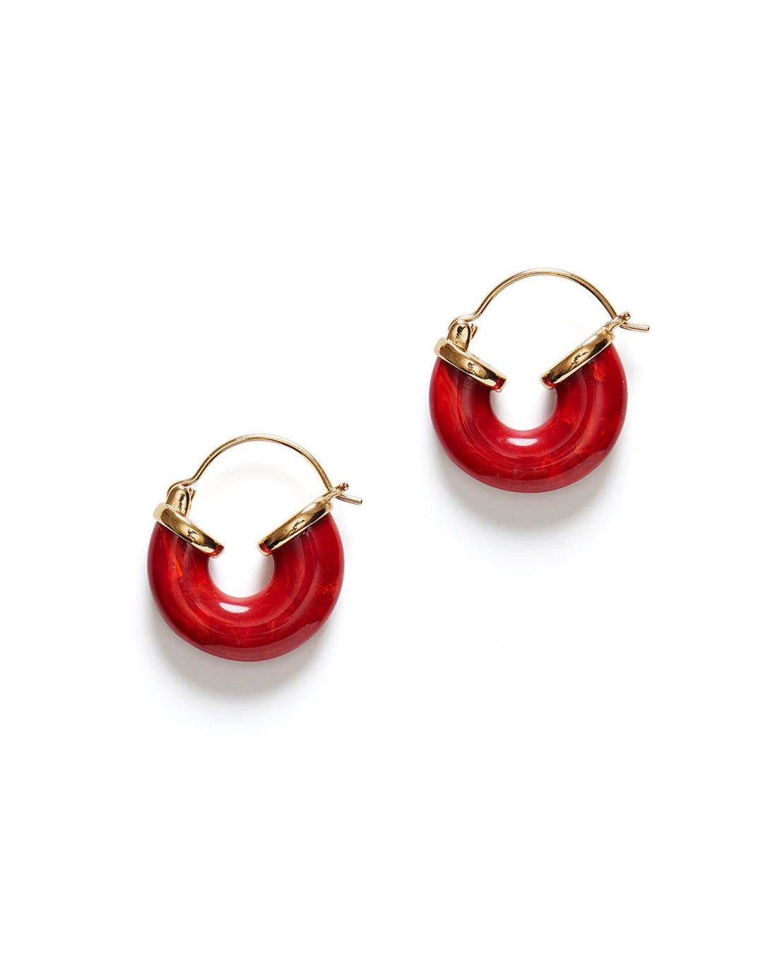 Anni Lu - Boucles D'Oreilles Petit Swell - Rouge