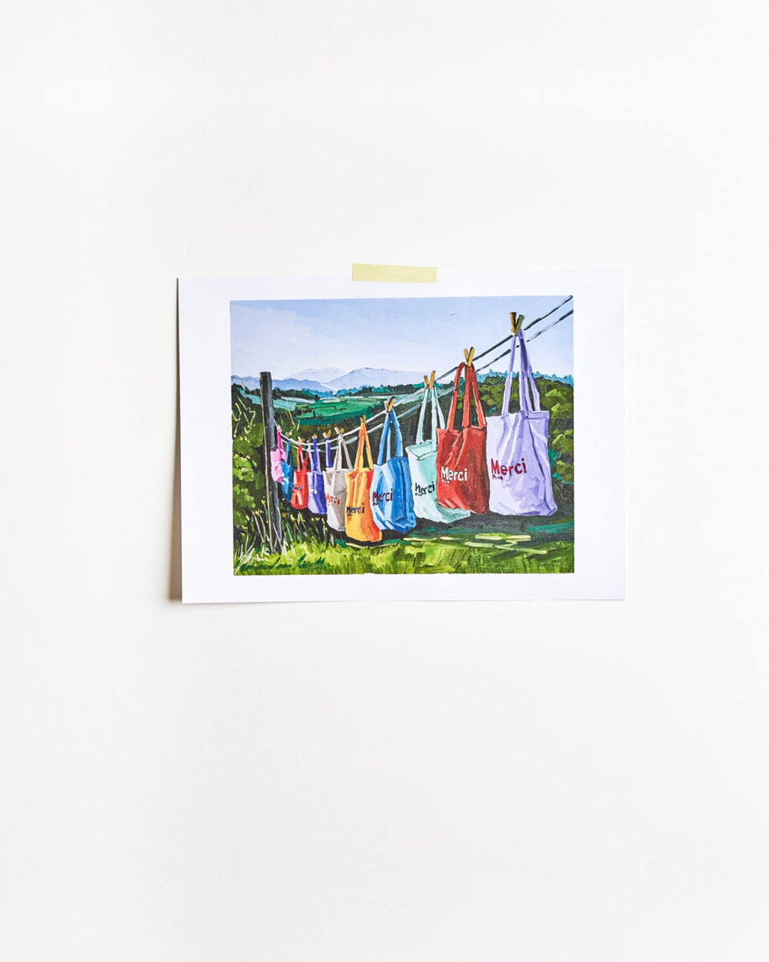 Merci x Chloe Chlumecky - Affiche Totes Bags
