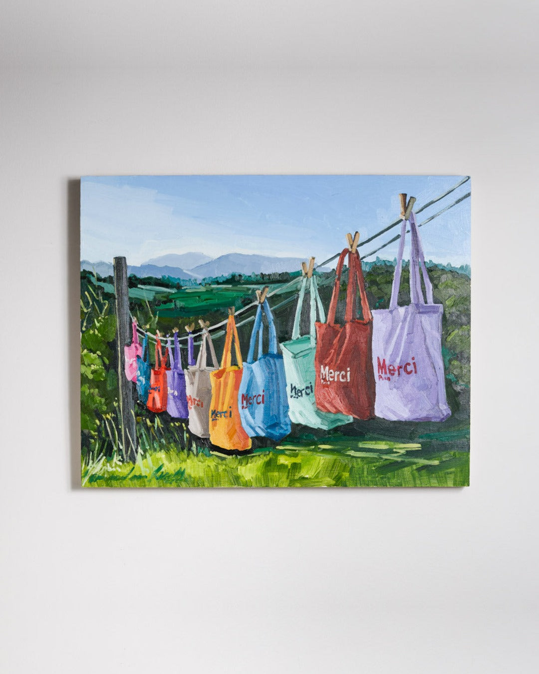 Merci x Chloe Chlumecky - Tableau Totes Bags