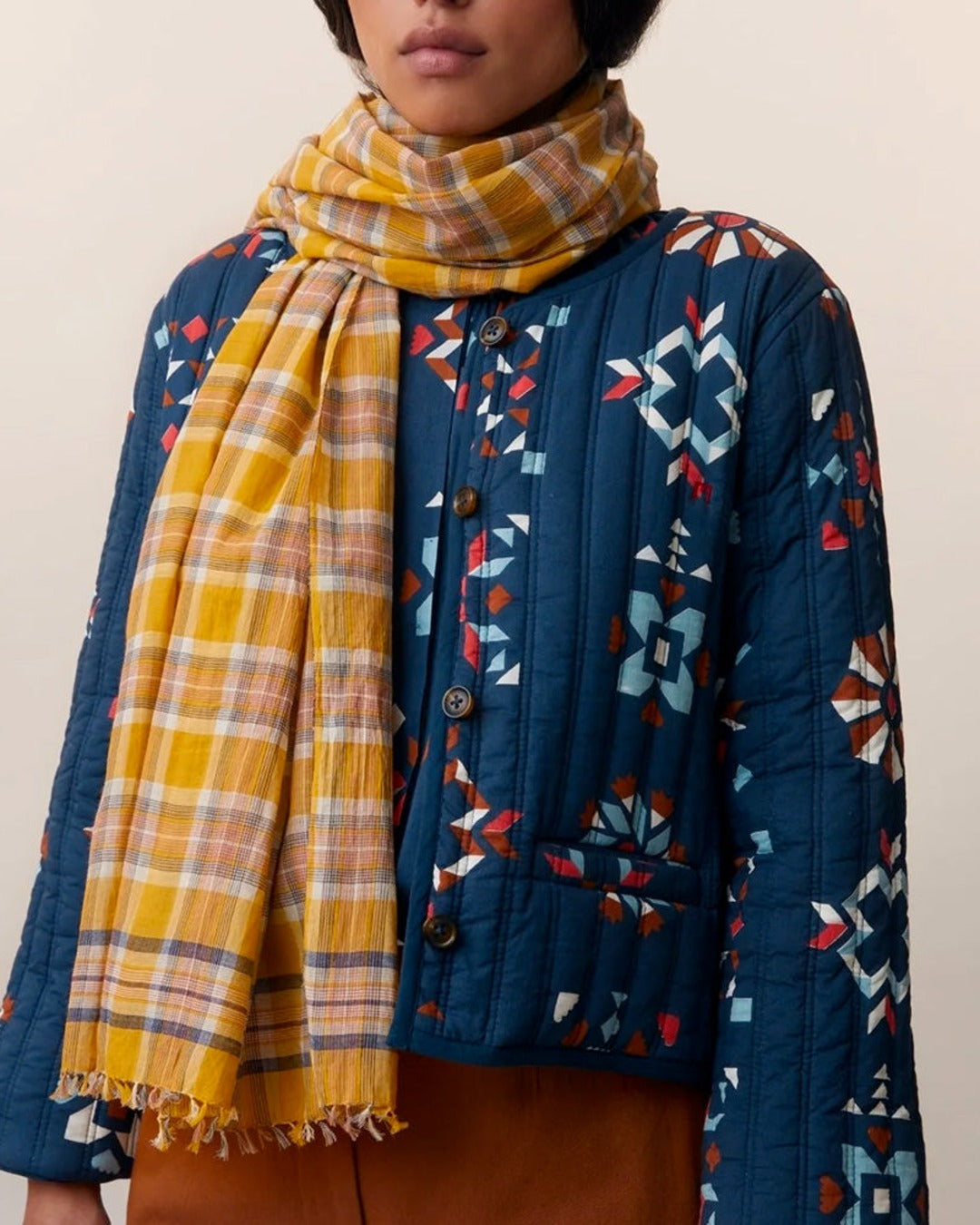 Moismont - Scarf n°722 - Holi Yellow