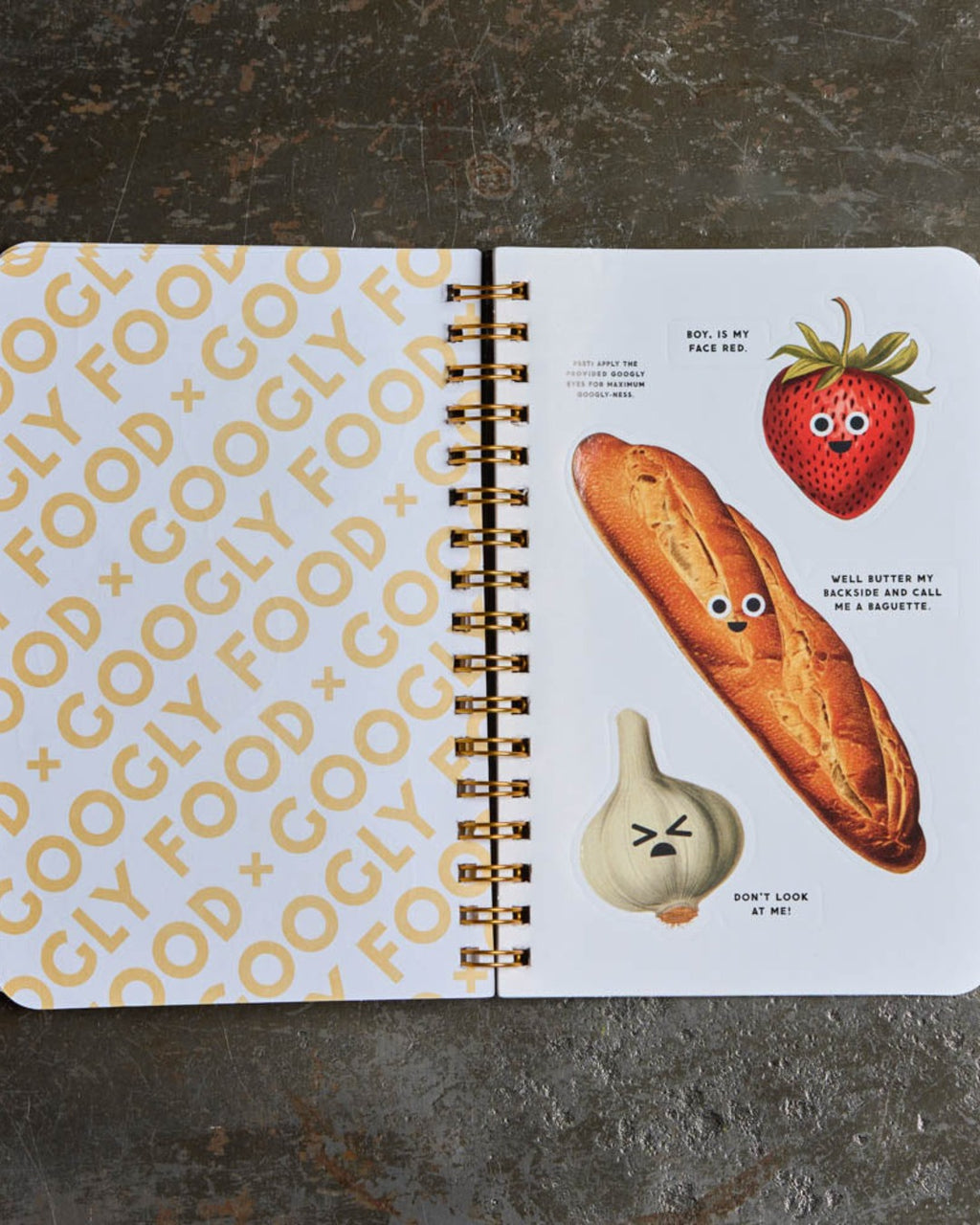 Book - Googly Food Sticker Book