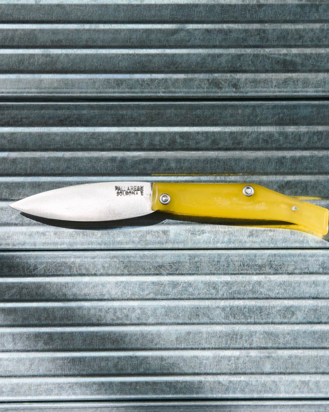 Pallares Solsona - Couteau Commun En Inox - Jaune