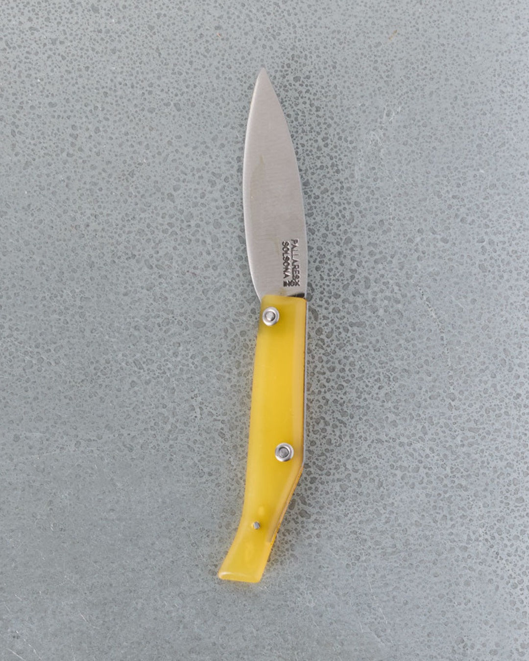 Pallares Solsona - Couteau Commun En Inox - Jaune
