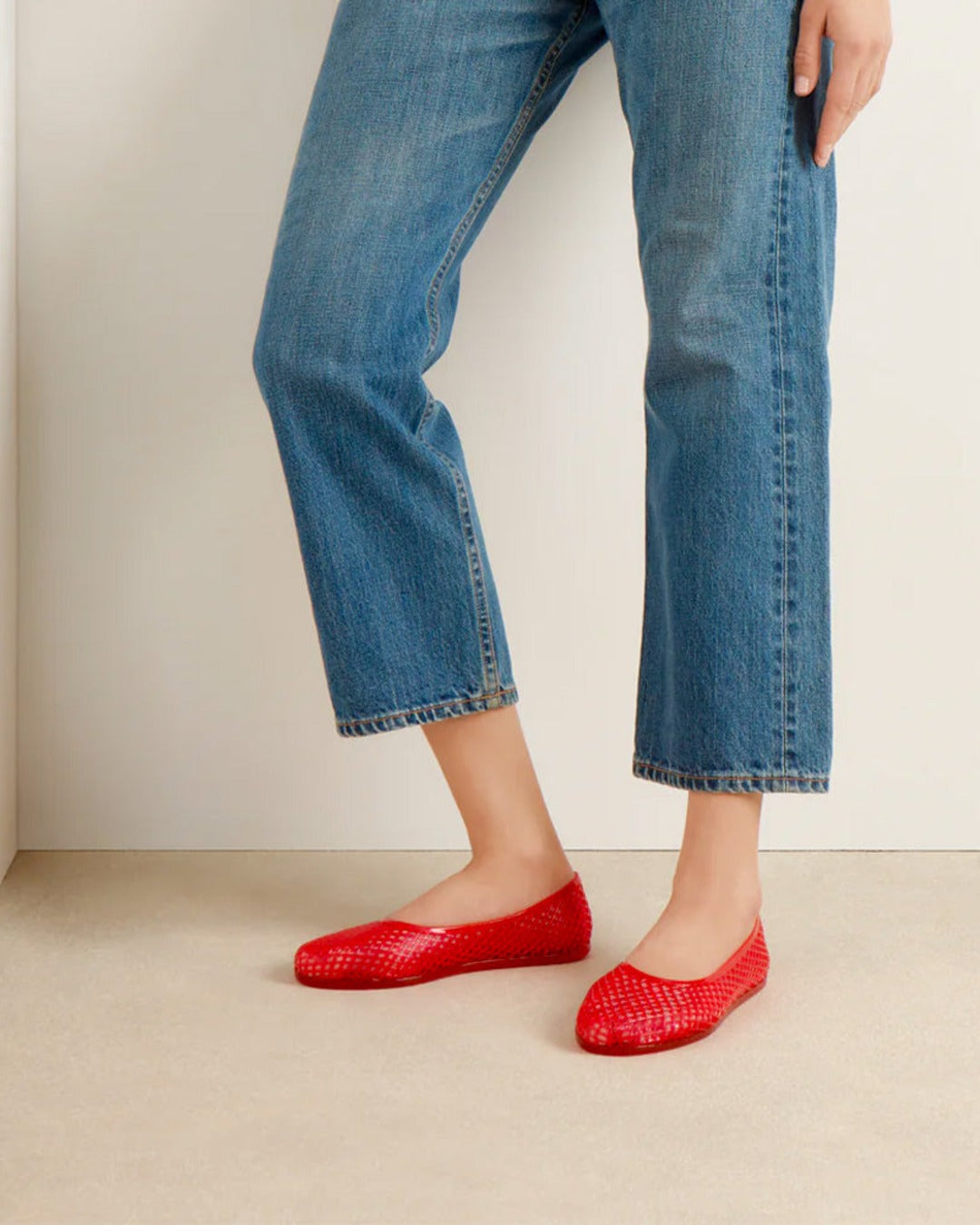 Ancient Greek Sandals - Ballerinas Iro - Red