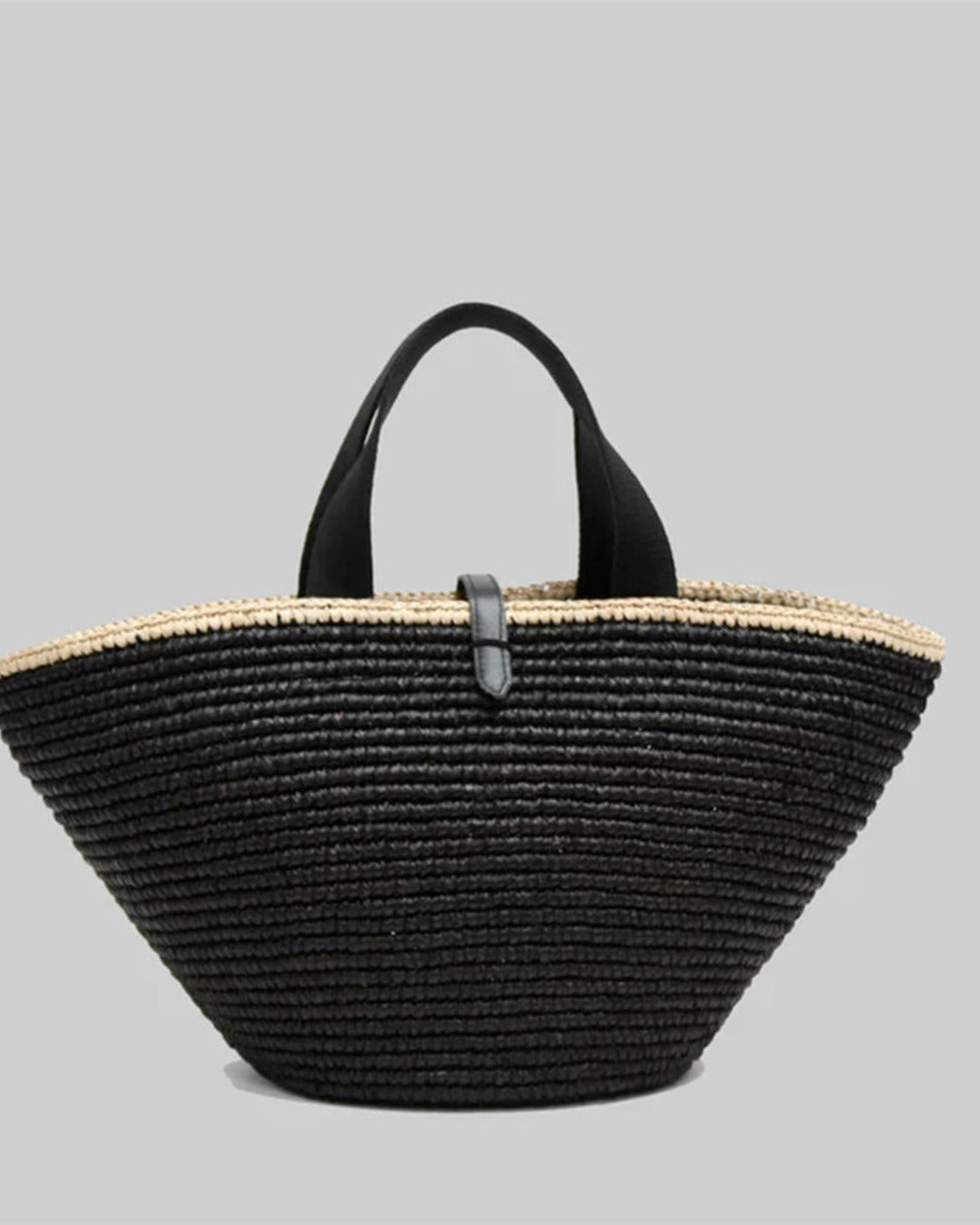 Maison Nh - Carla Grand Bag - Black & Natural