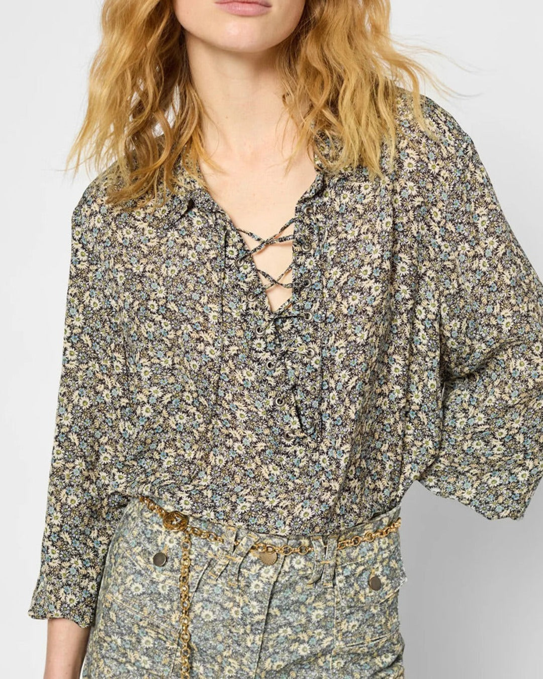 Gerard Darel - Chemise Uleni - Turquoise