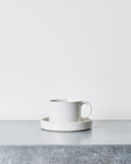 Ceramic Japan - Cup and saucer Moderato - White