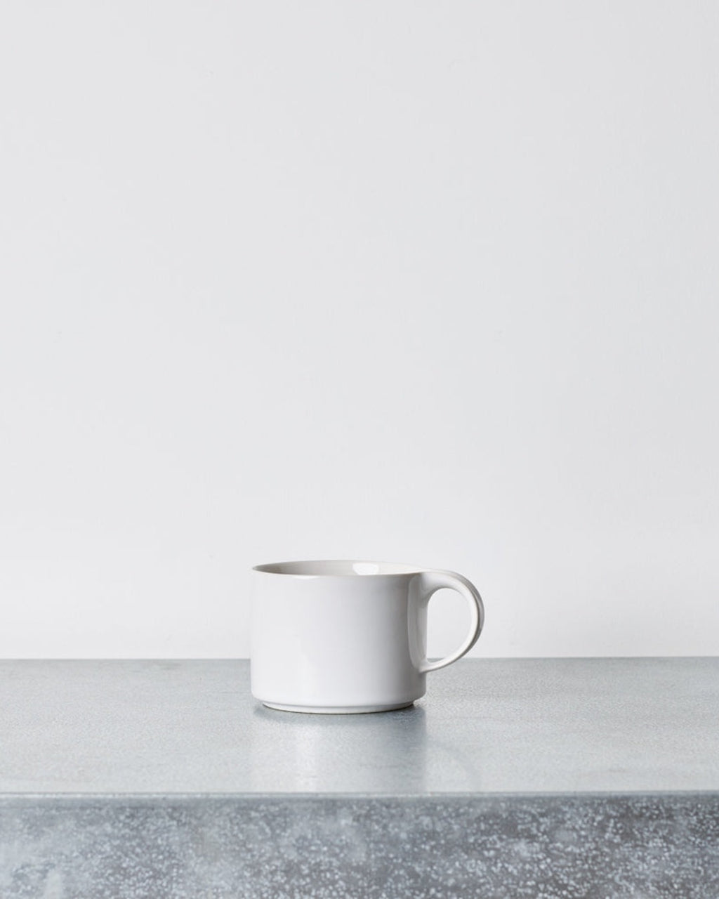 Ceramic Japan - Cup and saucer Moderato - White