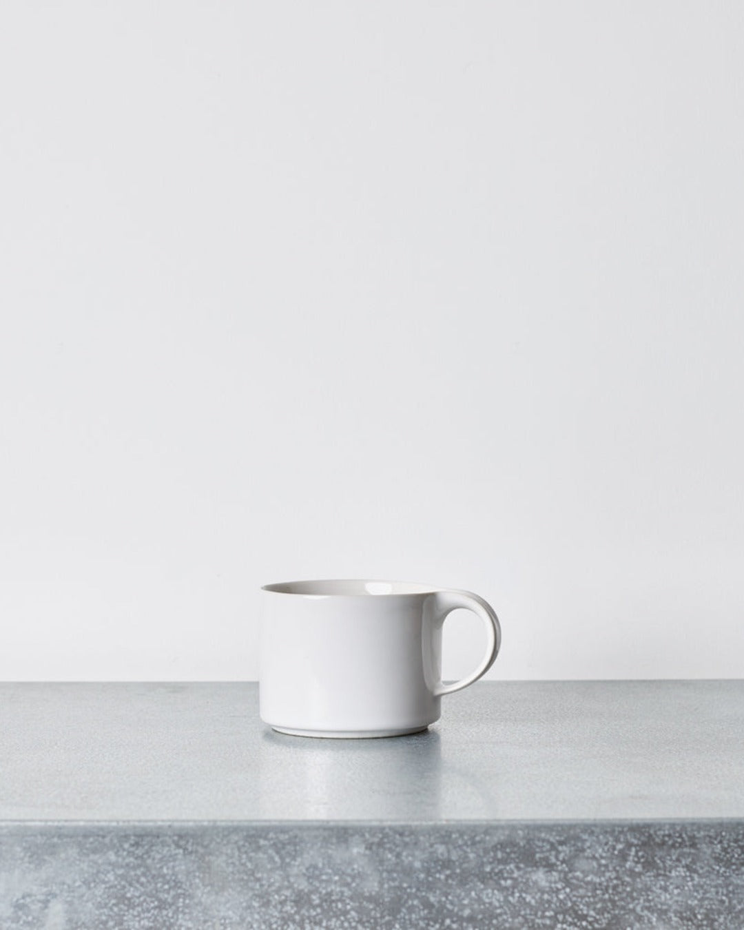Ceramic Japan - Cup and saucer Moderato - White