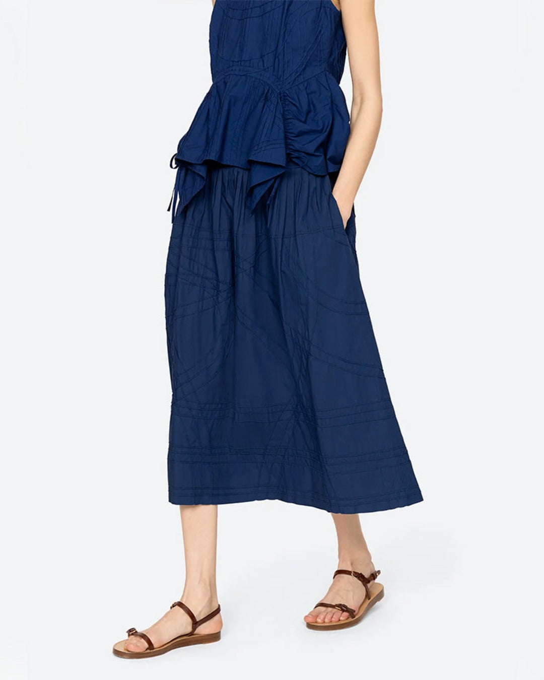 Sea NY - Jupe Camden - Bleu Myrtille