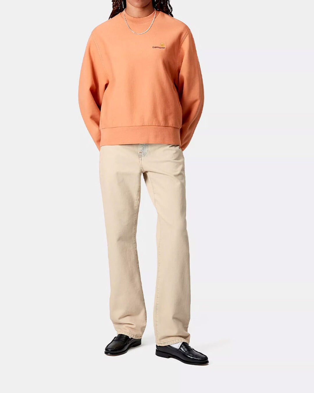 Carhartt WIP -  Pantalon W' Noxon - Bleu Sable Bleached