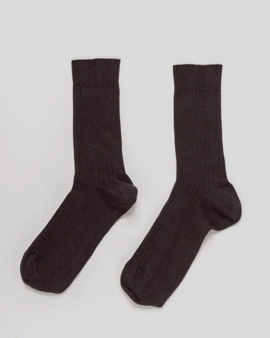 Baserange - Ribbed Mid-Calf Socks - Tactile