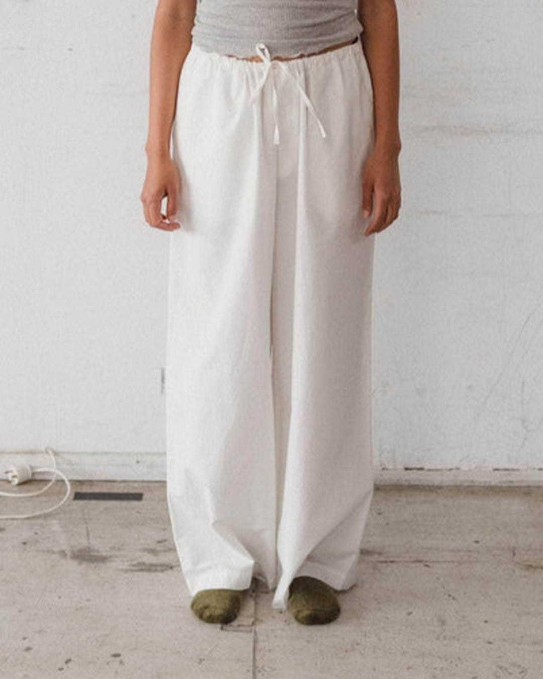 Baserange - Kolla Trousers - White