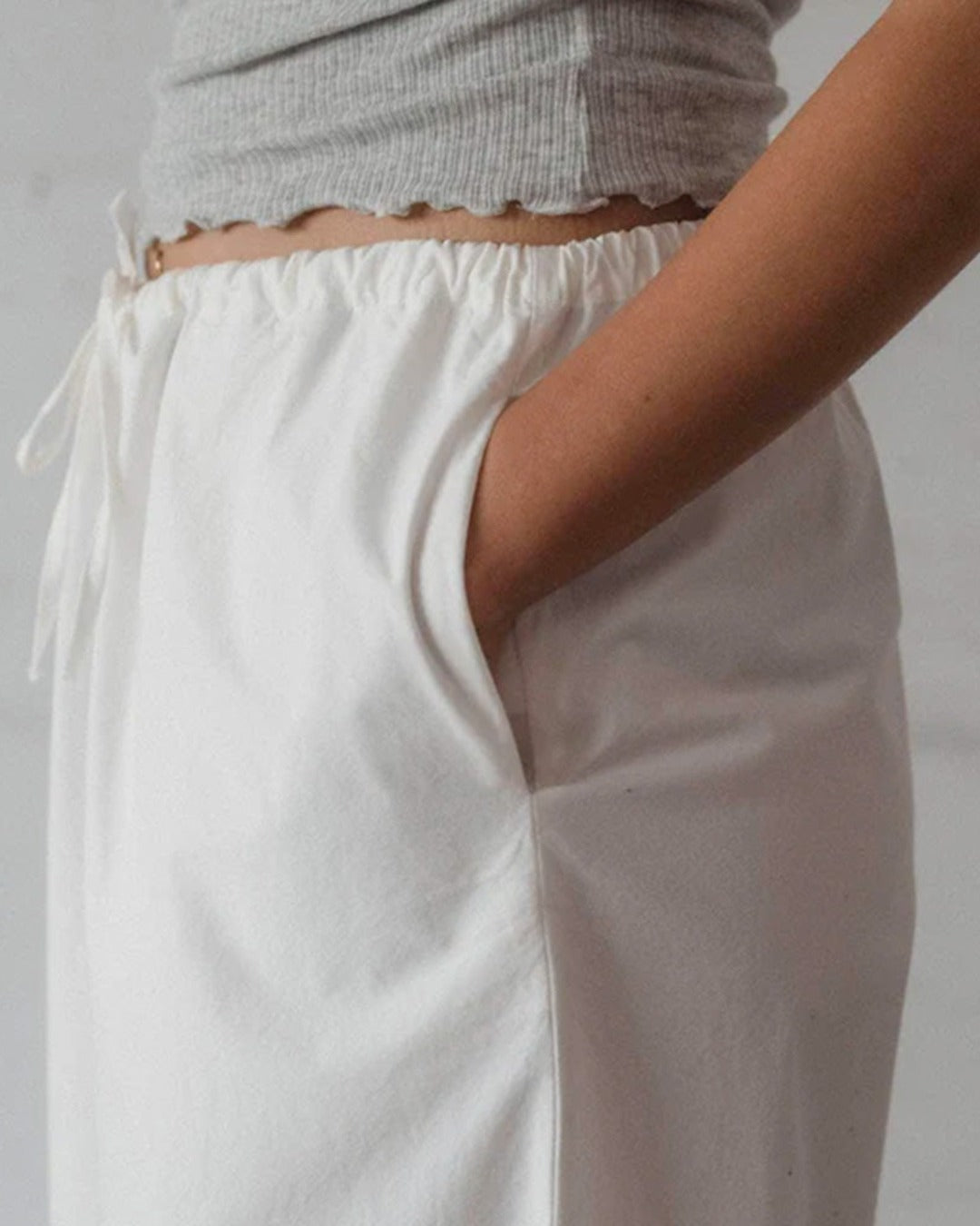 Baserange - Kolla Trousers - White