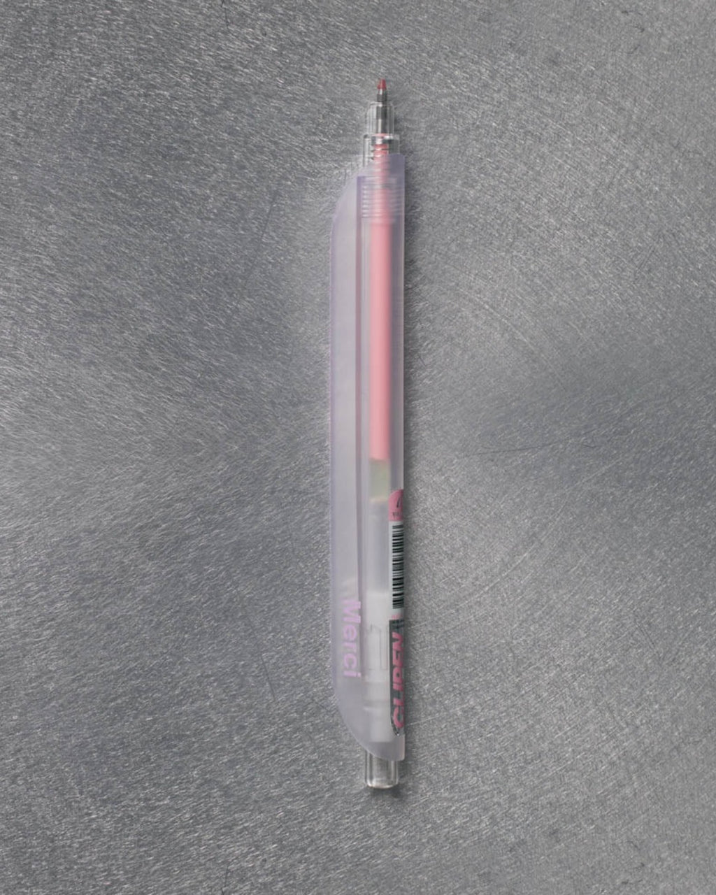 Merci - Transparent Merci Pen - Pink