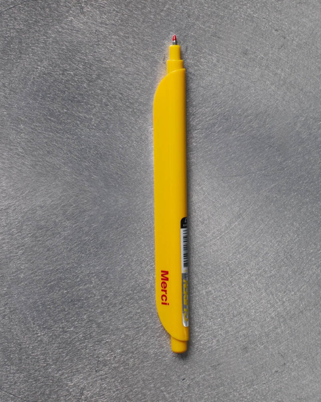 Merci - Stylo - Jaune