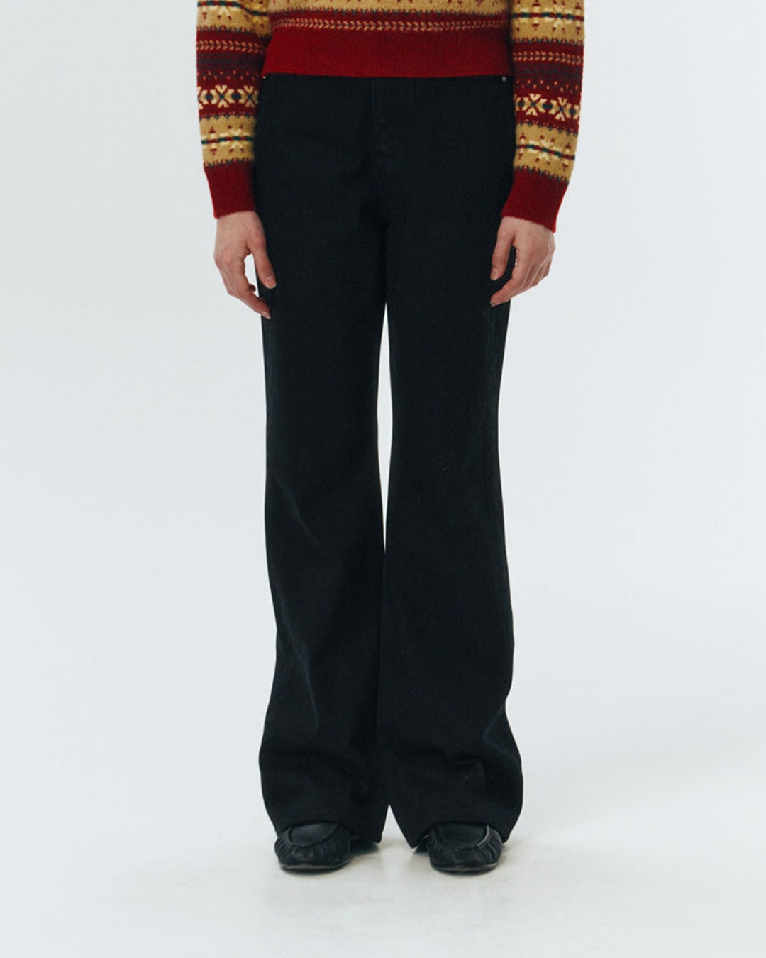 Dunst - Jeans Relaxed Flare - Noir Whashed