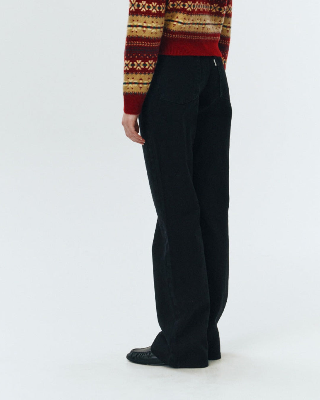 Dunst - Relaxed Flare Jeans - Black Whashed