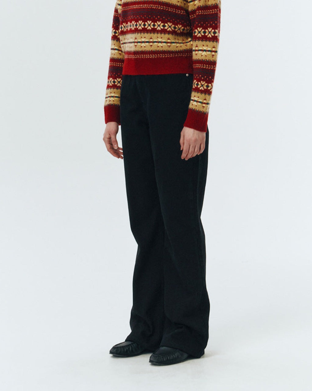 Dunst - Relaxed Flare Jeans - Black Whashed