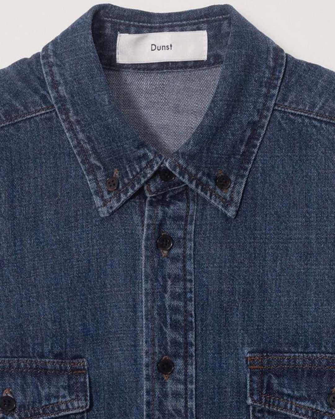 Dunst - Classic Denim Shirt - Blue Night