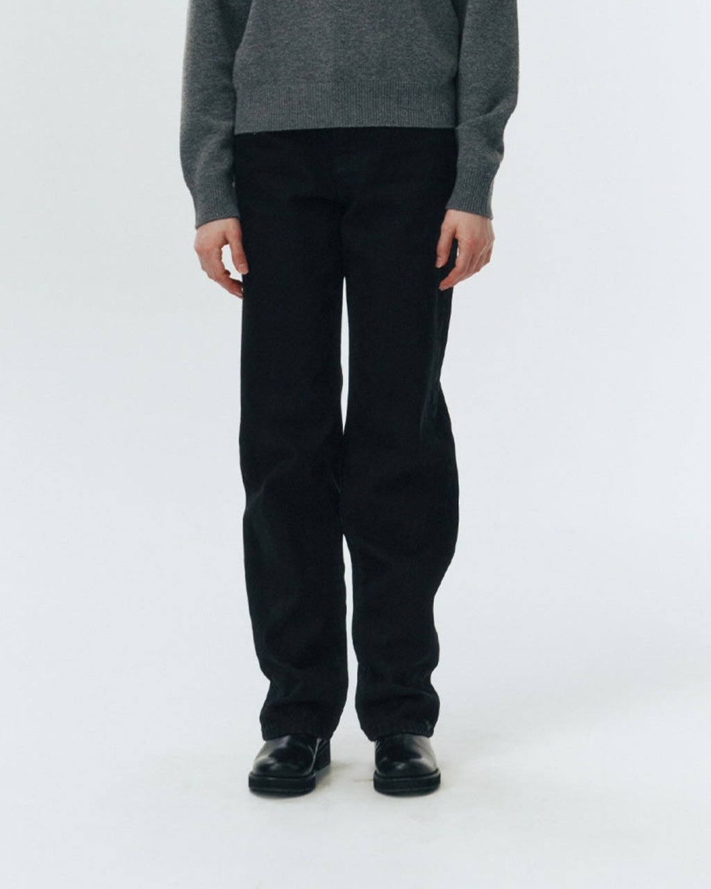 Dunst - Jeans Essential Straight Full Length - Noir