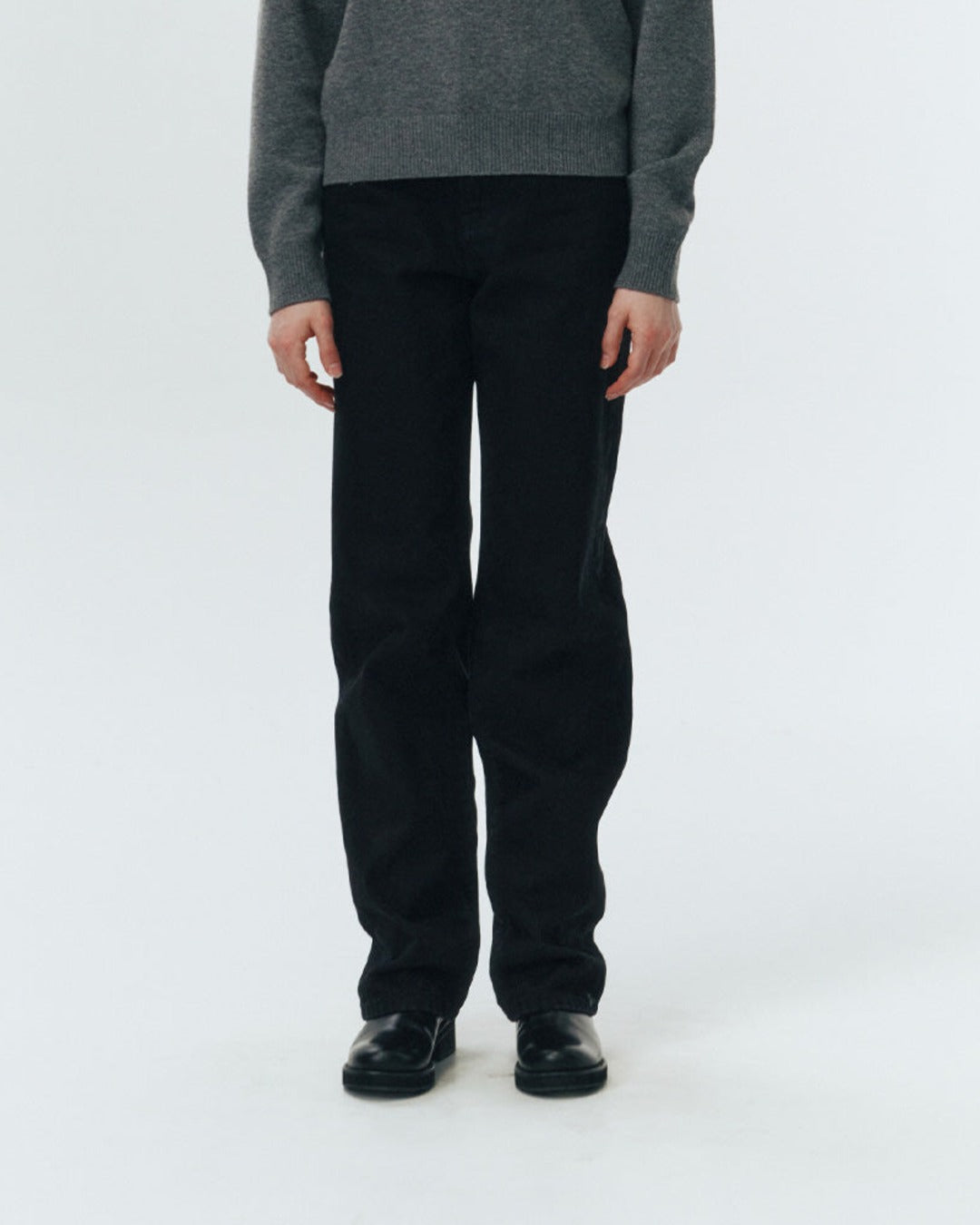 Dunst - Jeans Essential Straight Full Length - Noir