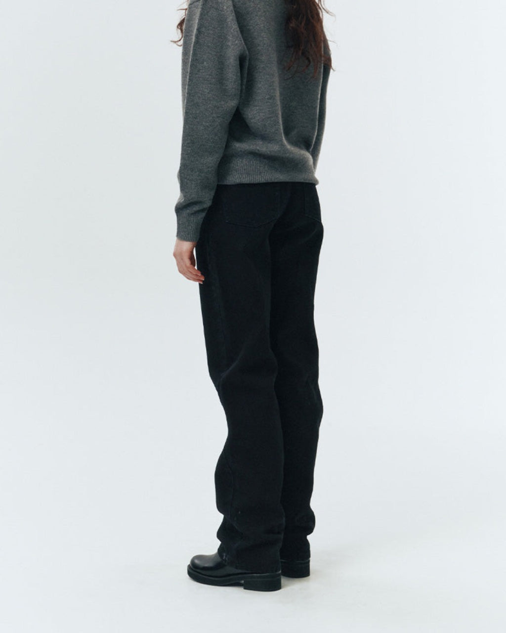 Dunst - Jeans Essential Straight Full Length - Noir