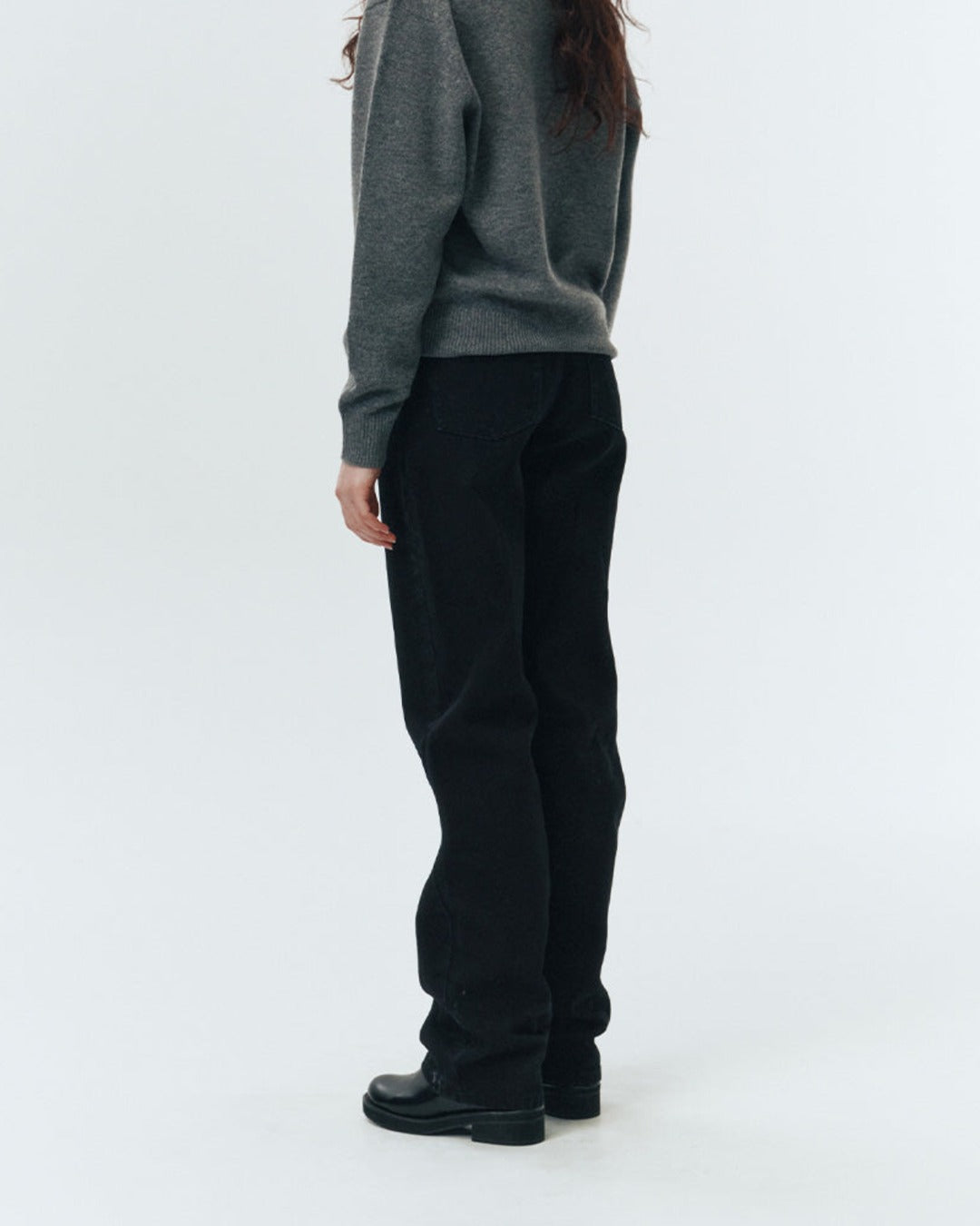Dunst - Jeans Essential Straight Full Length - Noir