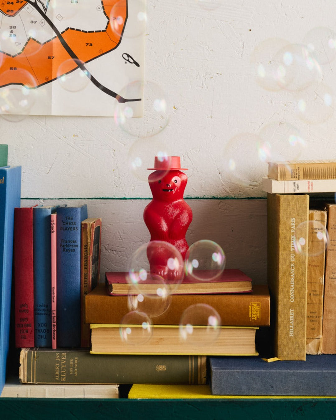 Pustefix - Bubble wand Bear - Red