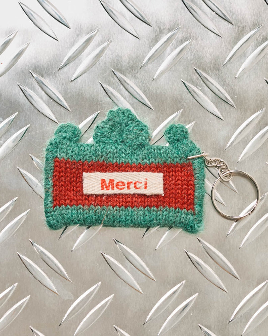 Merci - knitted key ring - Metro