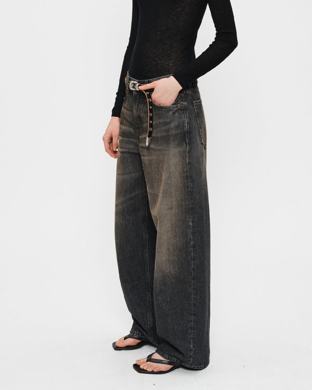 6397 - Roomy Jeans - Rusted Gray