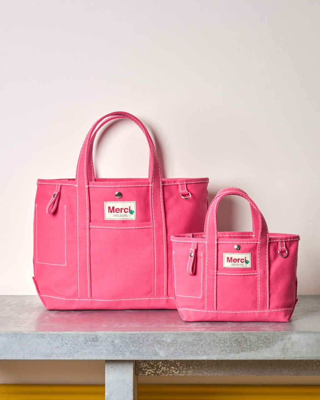 Merci - Candide shopping bag Solid - Pink