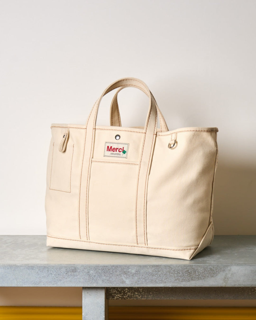 Merci - Candide shopping bag Solid - Ecru