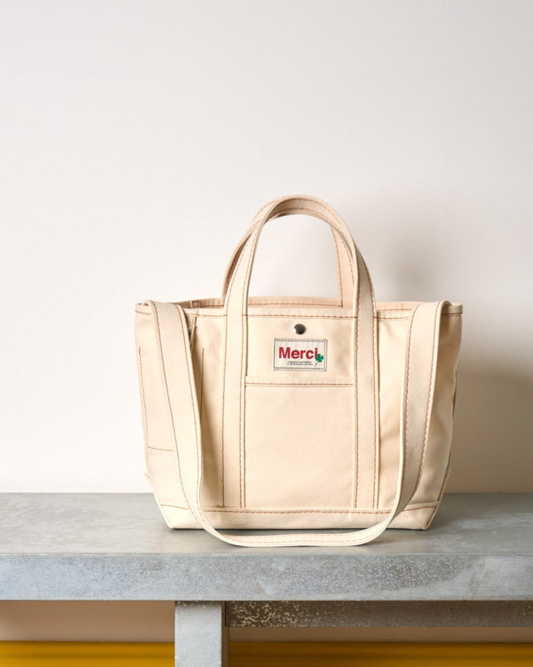 Merci - Candide shopping bag Solid - Ecru