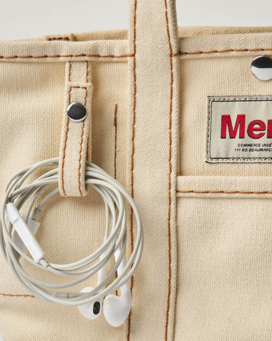 Merci - Candide shopping bag Solid - Ecru